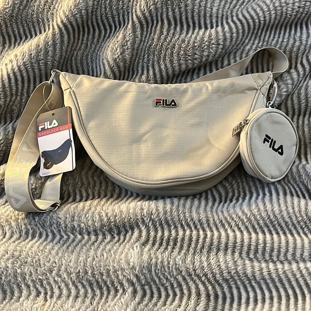 BRAND NEW!!!!!!! 
FILA  shoulder bag light beige